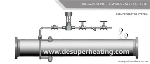 Desuperheater kattilassa
